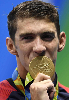 Inspiración olímpica del Tiburón Phelps: 23 oros