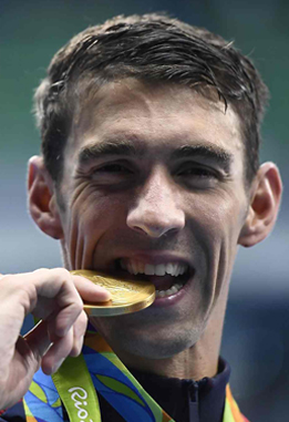 Inspiración olímpica del Tiburón Phelps: 23 oros