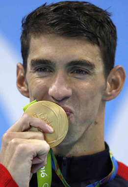 Inspiración olímpica del Tiburón Phelps: 23 oros