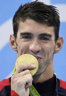 Inspiración olímpica del Tiburón Phelps: 23 oros