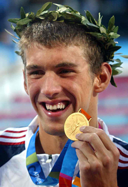 Inspiración olímpica del Tiburón Phelps: 23 oros