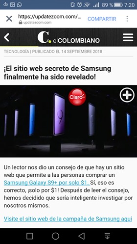 No se deje engañar, esto no lo publicó EL COLOMBIANO 
