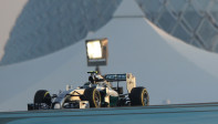 Hamilton Superó en las dos tandas de entrenamiento a su compañero Rosberg: primero por 1.33 décimas, y luego por 0.83 en la segunda tanda. FOTO AP