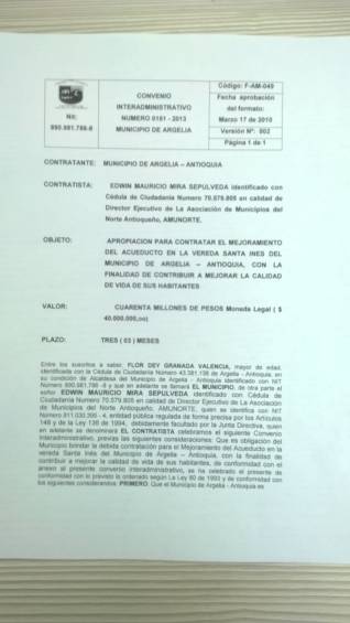Aparecen dos falsos contratos con Amunorte