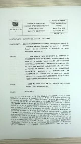 Aparecen dos falsos contratos con Amunorte