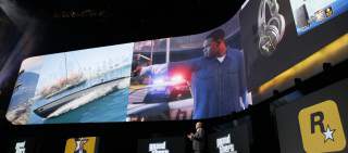 El juego Grand Theft Auto, fue desarrollado durante mas de cinco años en el estudio Rockstar Games de Take-Two. Foto Bloomberg |