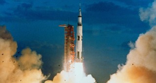 Lanzamiento del Apolo 4 sobre el primer cohete Saturn V FOTO Nasa