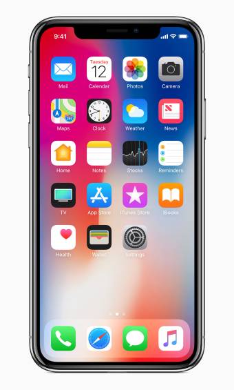 El iPhone X introduce una nueva manera de interactuar con el teléfono. FOTO: Cortesía Apple. 