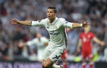 Cristiano Ronaldo sigue demostrando su importancia en los momentos claves. Cinco goles ante el Bayern Münich. FOTO afp