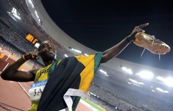 Usain Bolt había logrado el triple-triple de la velocidad 100-200-4x100 en Río 2016. FOTO REUTERS