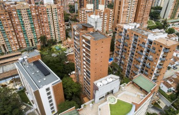 La Loma de los Bernal, en Medellín, es uno de los sectores con más auge en la construcción.Foto: Esteban Vanegas