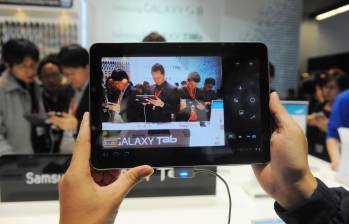 Samsung ha mostrado sus adelantos en algunas ferias de tecnología. De este posible acuerdo de compra con Blackberry no se han pronunciado. FOTO archivo