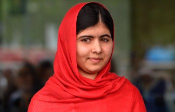 Malala fue premiada en octubre de 2014 por su lucha por los derechos de los niños con el Nobel de Paz. FOTO AFP