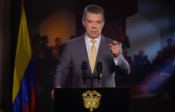 Juan Manuel Santos, presidente de Colombia. FOTO COLPRENSA