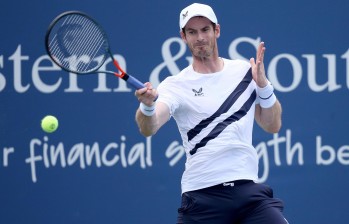 El inglés Andy Murray, una de las figuras del Torneo de Cincinnati. FOTO AFP