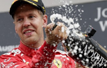 Vettel impuso la ley de Ferrari en un caótico GP en Bélgica