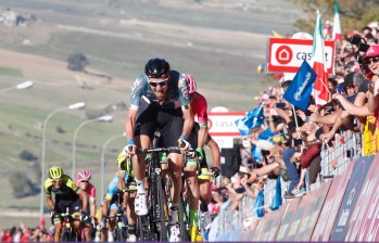 Este año, Tim Wellens (adelante) ya ganó el Trofeo Serra de Tramuntana y la Vuelta a Andalucía. FOTO AFP