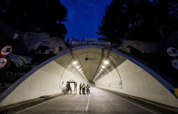 También se restringirá el paso por los túneles Oso de Anteojos, Los Colibríes y Los Barranqueros. FOTO JULIO CÉSAR HERRERA.