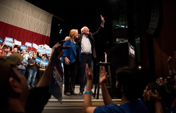 Bernie Sanders logró empujar al Partido Demócrata hacia la izquierda impregnando el debate con ideas progresistas, sobreponiéndose a un infarto y convirtiéndose en favorito. FOTO Getty Images