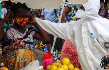 Declaran un nuevo brote de ébola en el noroeste de la RD del Congo. Foto: AFP. 