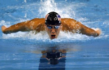38.1 segundos fue el tiempo de Phelps en esta competencia FOTO AFP