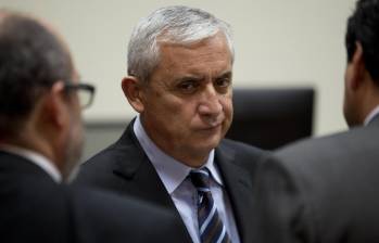 El expresidente de Guatemala Otto Pérez Molina, fue citado para que explique este viernes al juez del caso la procedencia de casi 700.000 dólares que le fueron embargados. FOTO 
