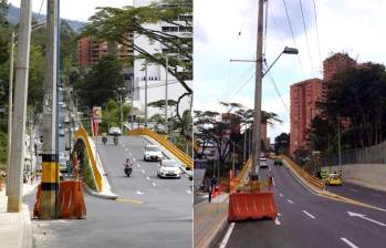 El andén del Puente de San Juan peligroso para las decenas de caminantes que lo usan a diario. FOTO Cortesía