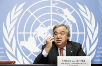 Antonio Guterres ya había estado en las Naciones Unidas como director de la agencia para los refugiados. FOTO ap