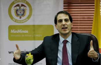 Tomás González Estrada fue ministro de Minas y Energía desde agosto de 2014. FOTO colprensa
