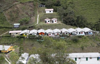 Espacio Territorial de excombatientes de Farc en Santa Lucía, Ituango. FOTO MANUEL SALDARRIAGA