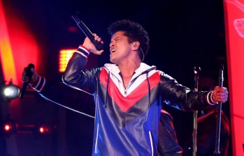 Bruno es recordado por su presentación en el Super Bowl en Estados Unidos. FOTO: Reuters.