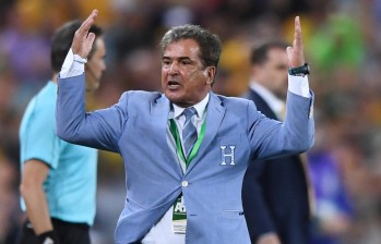El técnico colombiano no pudo clasificar con Honduras al Mundial de Rusia 2018. FOTO EFE