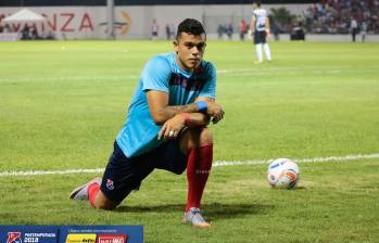 Leonardo Castro empezó inspirado la temporada 2018. Tres veces ha marcado en los partidos amistosos: uno contra Universitario en Lima, Perú, y dos frente a Real Cartagena. FOTO cortesía DIM