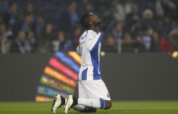 Jackson Martínez no para de hacer goles. Marcó con el Porto, esta vez, ante Belenenses. Ajustó 13 en la Liga. FOTO Reuters