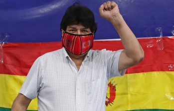 La justicia anuló el lunes la orden de detención preventiva contra Evo Morales por actos de terrorismo. FOTO AFP
