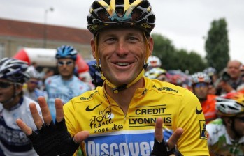 Armstrong fue despojado de siete títulos del Tour de Francia por una sanción por dopaje. FOTO GETTY
