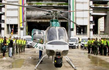 Helicóptero de alta tecnología ya refuerza la seguridad en Medellín