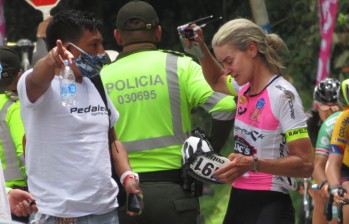 María Luisa Calle, ciclista antioqueña. FOTO CORTESÍA PAISA DEPORTES 