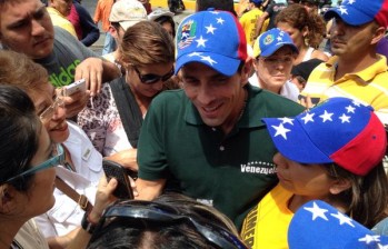 Capriles afirma que el debate de quién ha de liderar el cambio político en Venezuela dentro de la oposición es “irrelevante y extemporáneo”. FOTO ARCHIVO