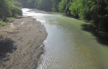 Esta imagen corresponde al río Chigorodó, que será intervenido para mitigar riesgos de inundación. FOTO cortesía qhubo Urabá