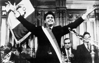 García destacó en sus 40 años de trayectoria política por la capacidad de ser un candidato virtuoso en el arte de la oratoria. FOTOS AFP