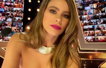 Imagen de Sofía Vergara como jurado en el programa America’s Got Talent. FOTO Instagram