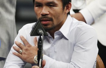Aunque el boxeador filipino se disculpó, reiteró que se opone al matrimonio entre parejas del mismo sexo. Foto: AP.