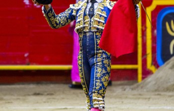 El joven torero venezolano Jesús Enrique Colombo, triunfador oficial de la 27° Feria Taurina de La Macarena. FOTO jaime pérez