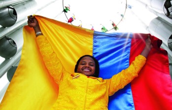 Jackeline Rentería, luchadora colombiana, quien aspira consagrarse en los Olímpicos de Tokio-2020. FOTO archivo 