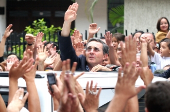 Jaime Pérez - Uribe llegó pasadas las 11de la mañana.