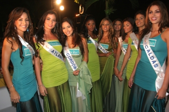 Colprensa - La Señorita Antioquia, Laura Montoya, siempre se distinguió entre el grupo de aspirantes a la corona de soberana colombiana.
