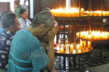 Róbinson Sáenz - Los antioqueños rinden tributo a la memoria de Juan Pablo II, quien estuvo en Medellín el 5 de julio de 1986.