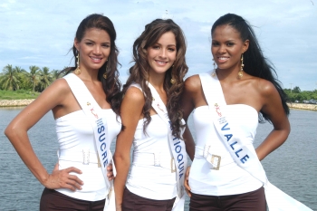 Colprensa - Desde que llegó a Cartagena sus grandes rivales fueron las candidatas de Sucre, Mileth Johana Agámez López y Valle, Stephany Ospina Tenorio.