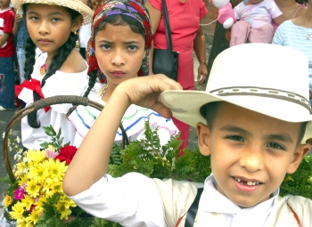 Diego González - Los participantes fueron niños de los colegios de Medellín.